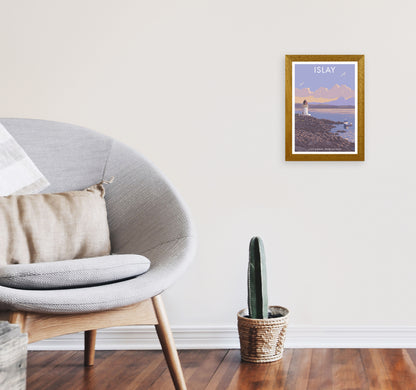 Loch Indaal Islay Travel Art Print by Stephen Millership A4 Print Only