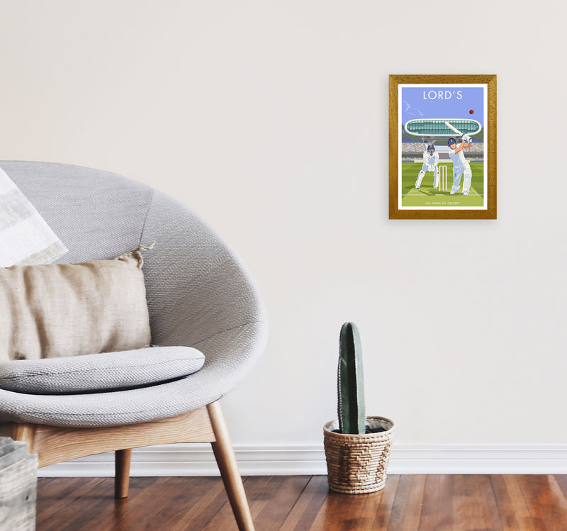 Lord's Travel Art Print by Stephen Millership A4 Print Only