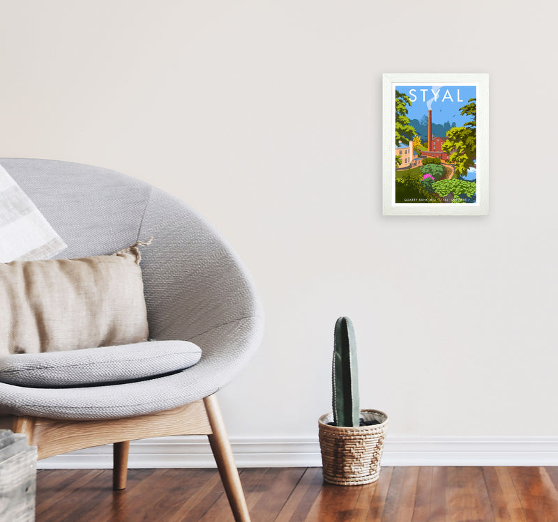 Styal by Stephen Millership A4 Oak Frame