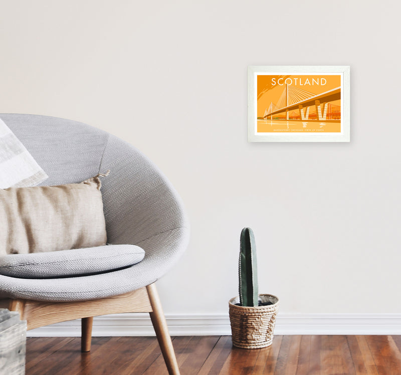 Scotland by Stephen Millership A4 Oak Frame