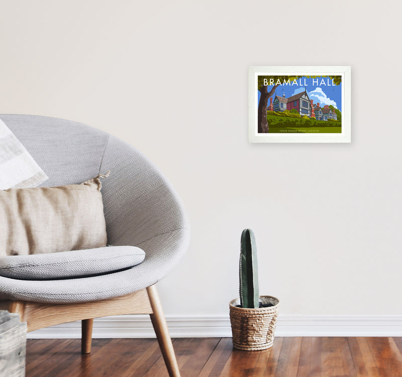 Bramall Hall by Stephen Millership A4 Oak Frame