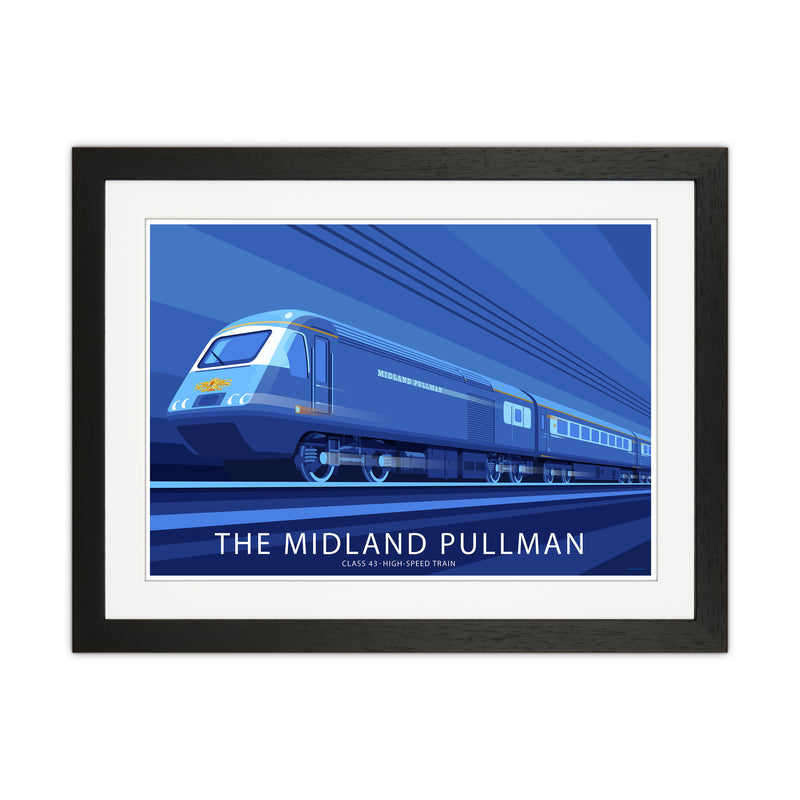 Hst Pulman Travel Art Print By Stephen Millership Black Grain