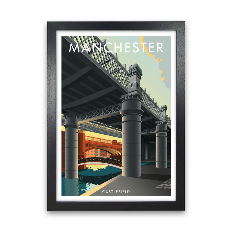 Manchester by Stephen Millership Black Grain