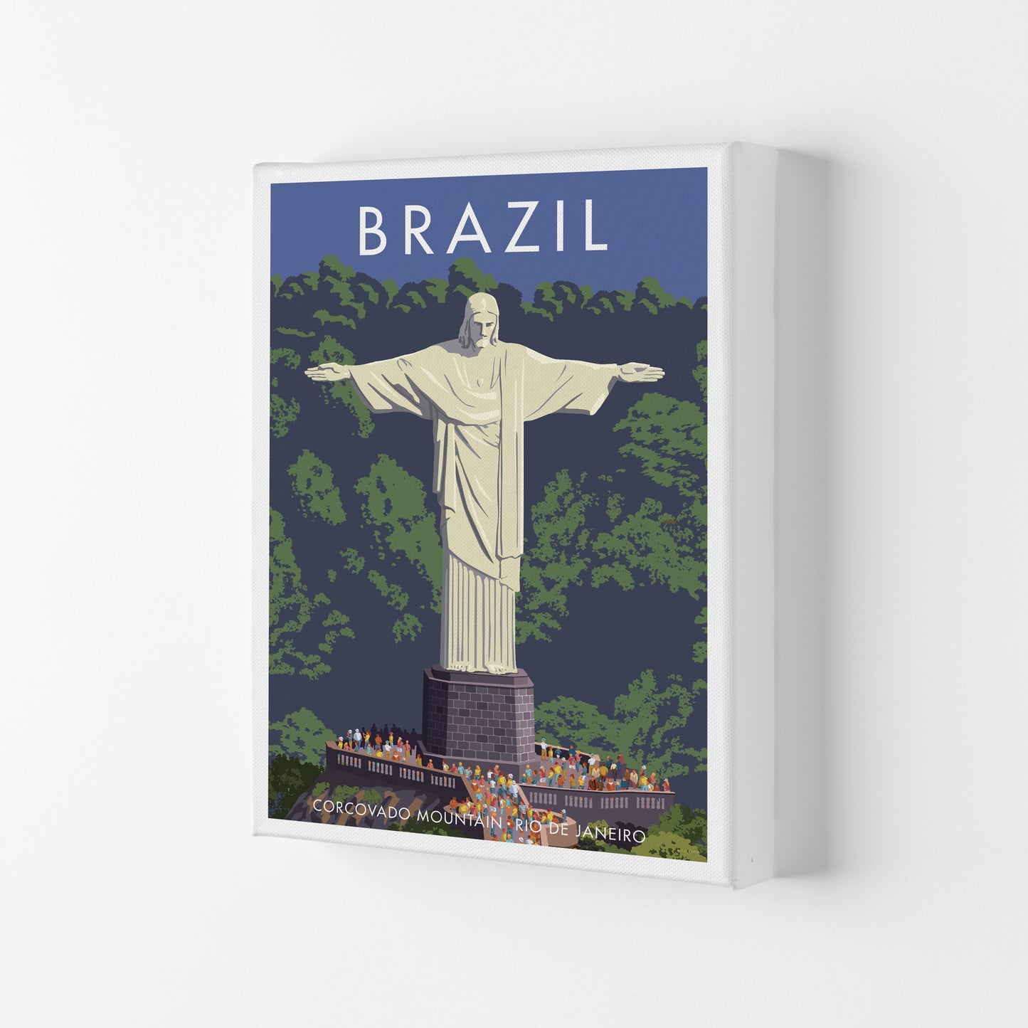 Brazil Travel Art Print By Stephen Millership Canvas