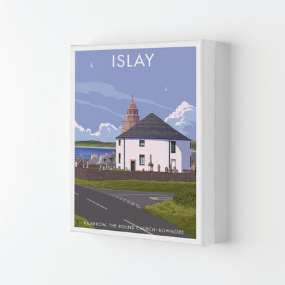 Islay Bowmore Travel Art Print By Stephen Millership Canvas