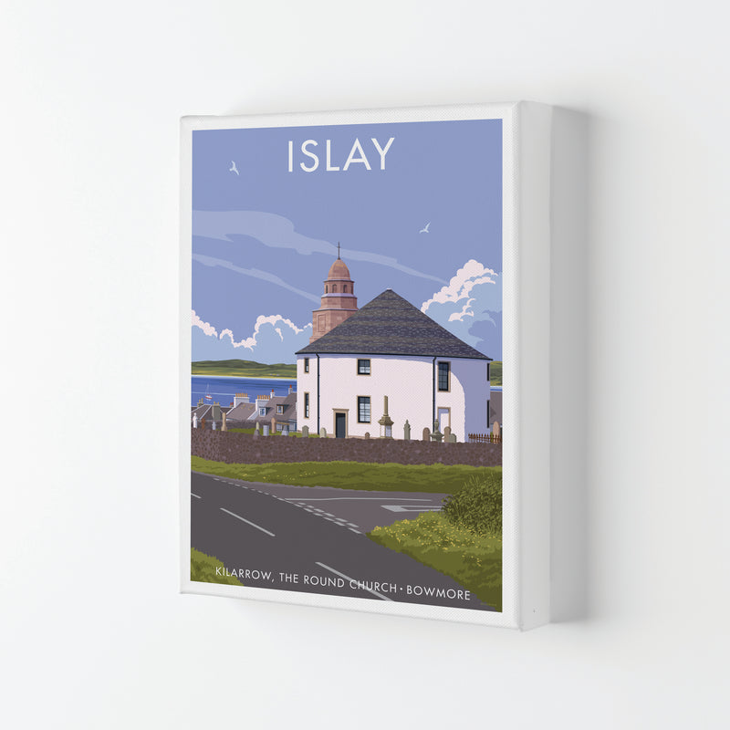Islay Bowmore Travel Art Print By Stephen Millership Canvas
