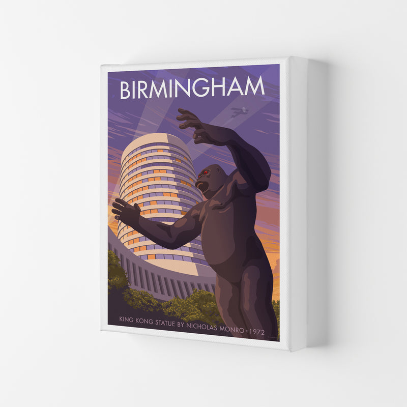 Birmingham King Kong Art Print by Stephen Millership Canvas