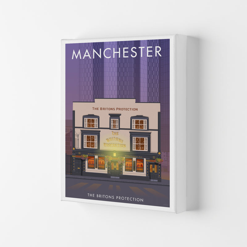 Manchester Britons Protection Art Print by Stephen Millership Canvas