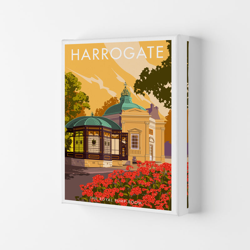 Harrogate by Stephen Millership Yorkshire Art Print, Vintage Travel Poster Canvas