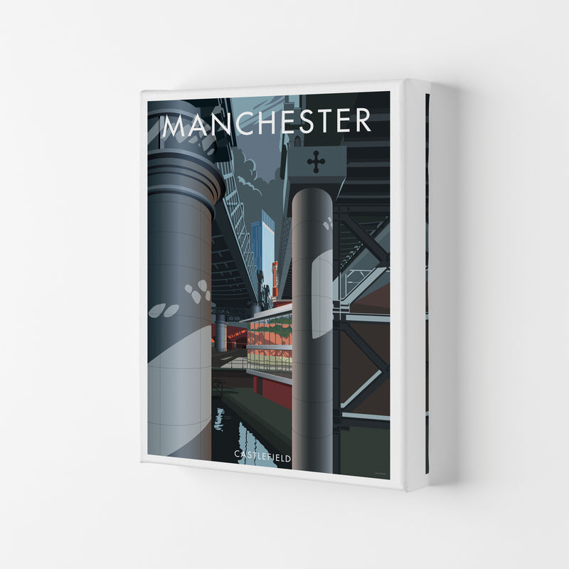 Manchester by Stephen Millership Canvas