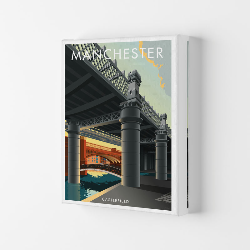 Manchester by Stephen Millership Canvas