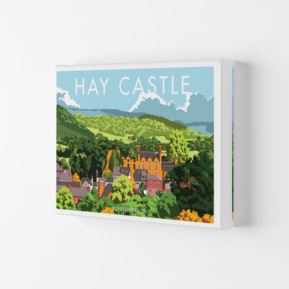Hay Castle by Stephen Millership Canvas
