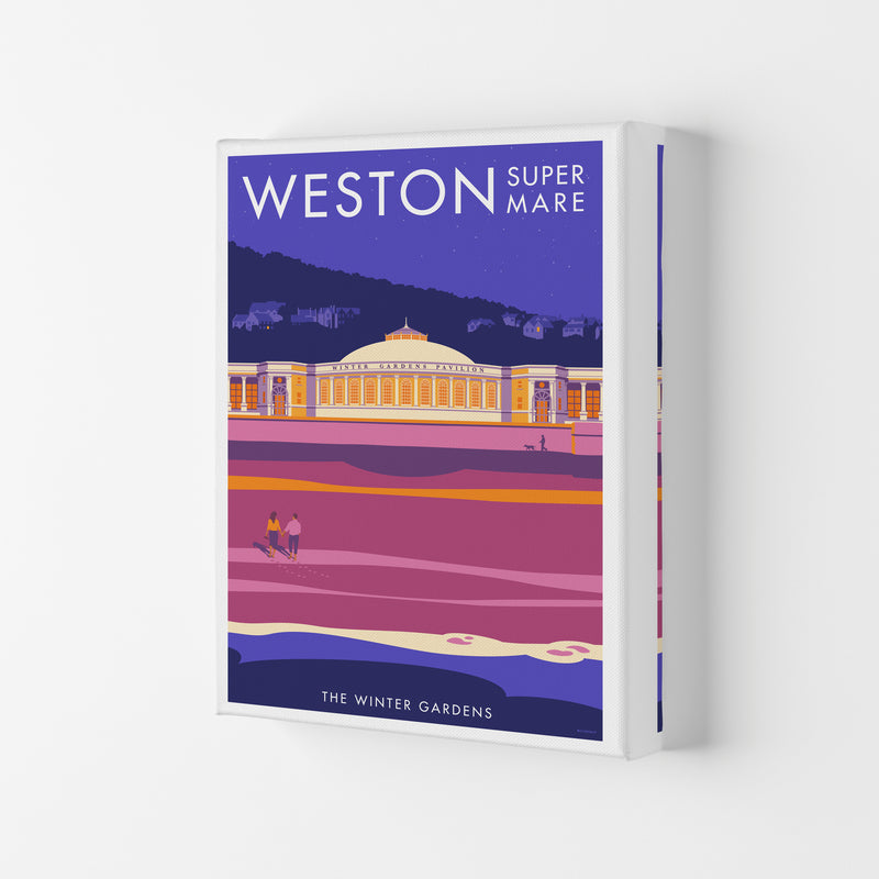 Weston-super-mare Art Print by Stephen Millership Canvas
