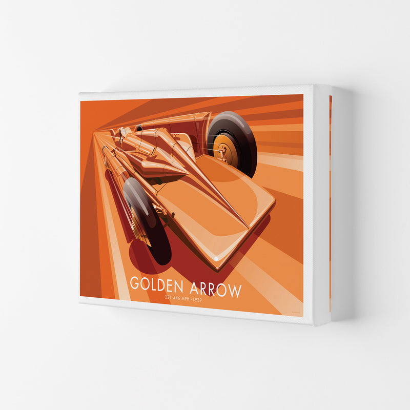 The Golden Arrow Art Print by Stephen Millership, Framed Transport Poster Canvas