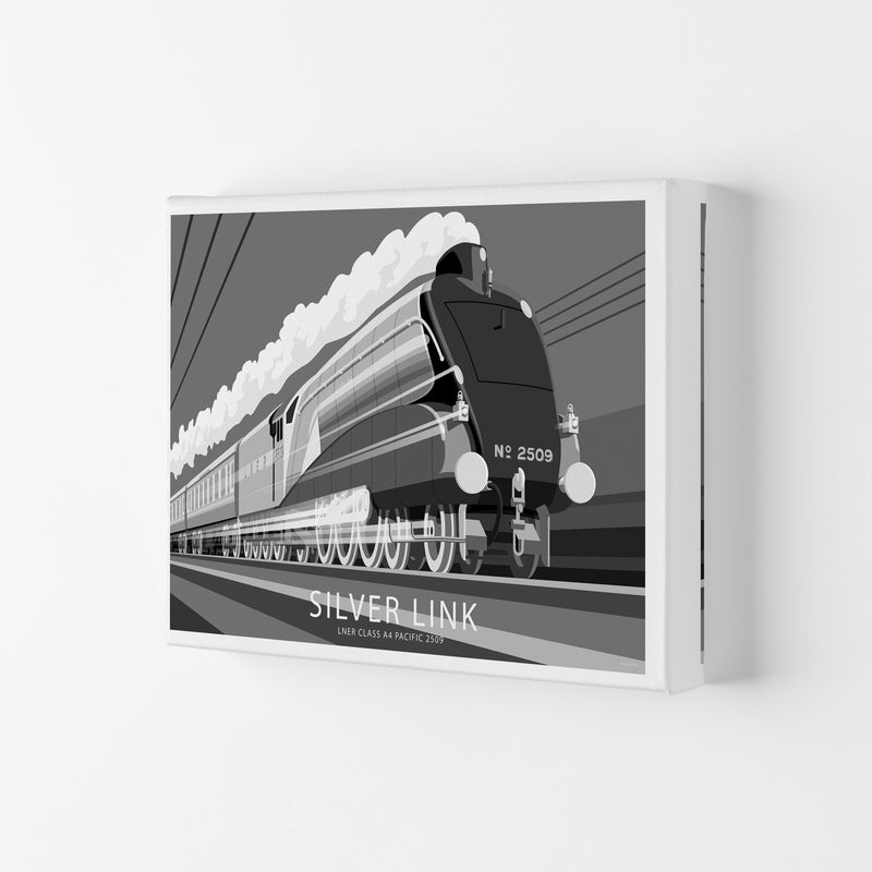 The Silver Link Art Print by Stephen Millership, Framed Transport Poster Canvas