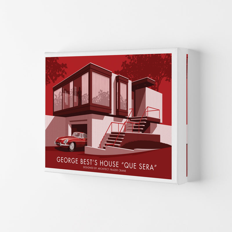 George Bests House by Stephen Millership Canvas