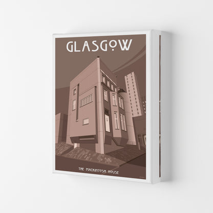 Glasgow Art Print by Stephen Millership Canvas