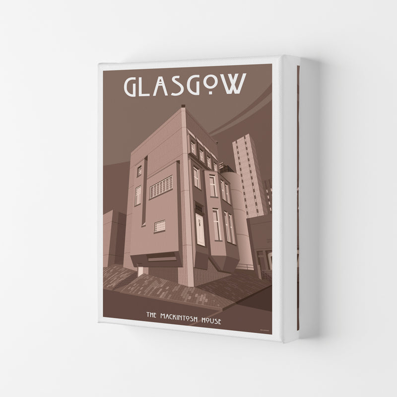 Glasgow Art Print by Stephen Millership Canvas