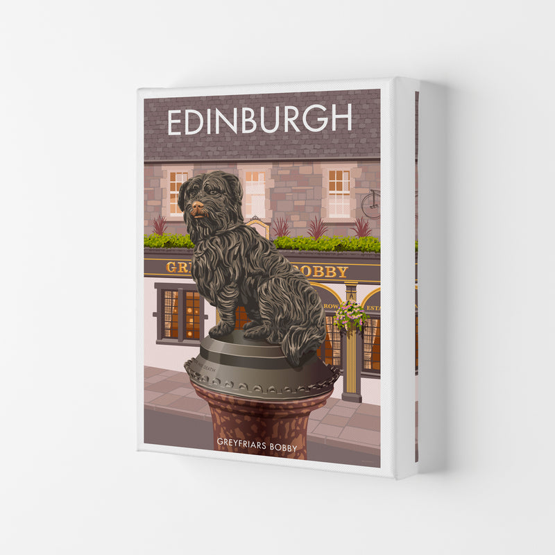 Edinburgh Art Print by Stephen Millership Canvas