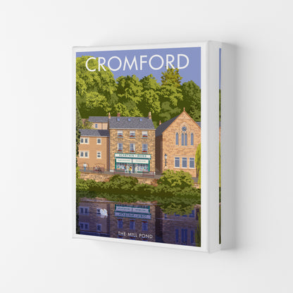 Cromford Derbyshire Travel Art Print by Stephen Millership Canvas