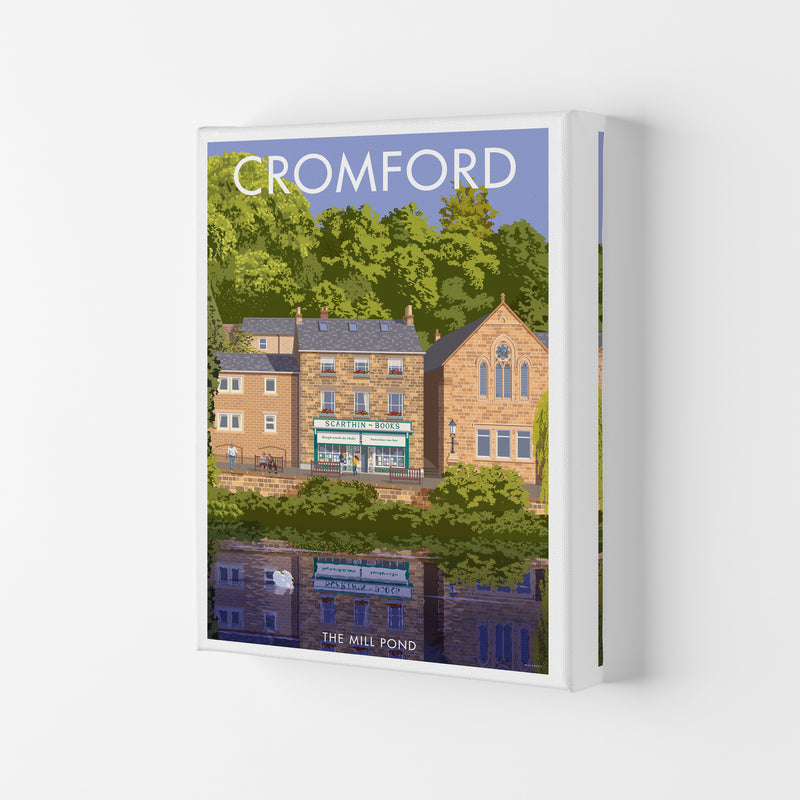Cromford Derbyshire Travel Art Print by Stephen Millership Canvas