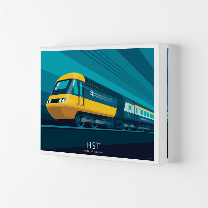 HST Travel Art Print by Stephen Millership, Vintage transport Framed Poster Canvas