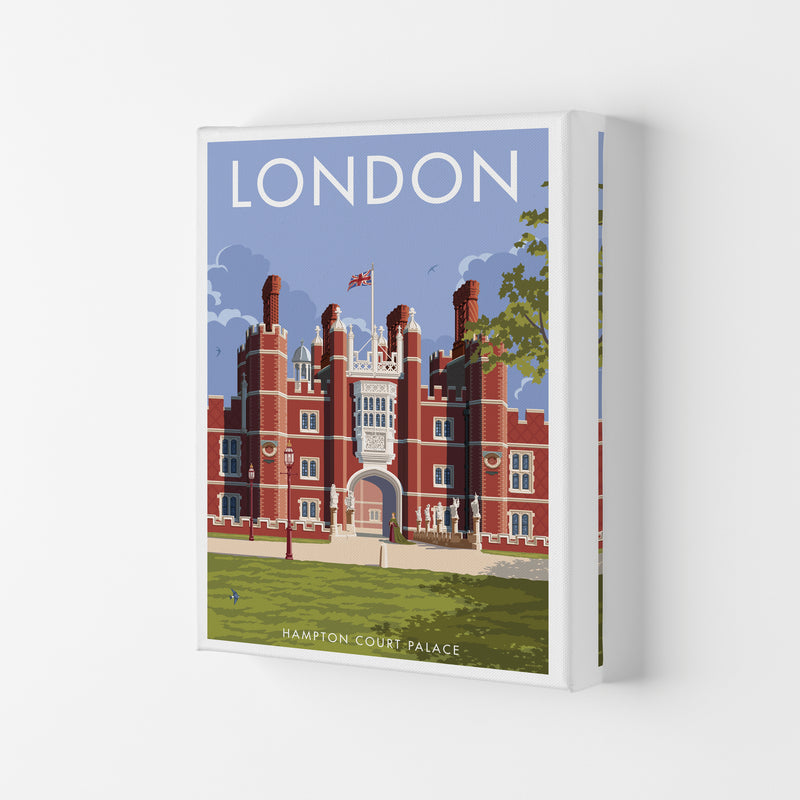 Hampton Court London Travel Art Print by Stephen Millership Canvas