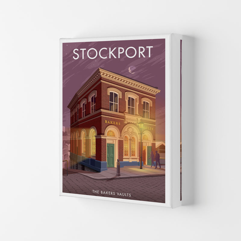 Baker's Vaults Stockport Travel Art Print by Stephen Millership Canvas