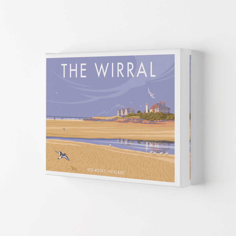 Redrocks Wirral Travel Art Print by Stephen Millership Canvas