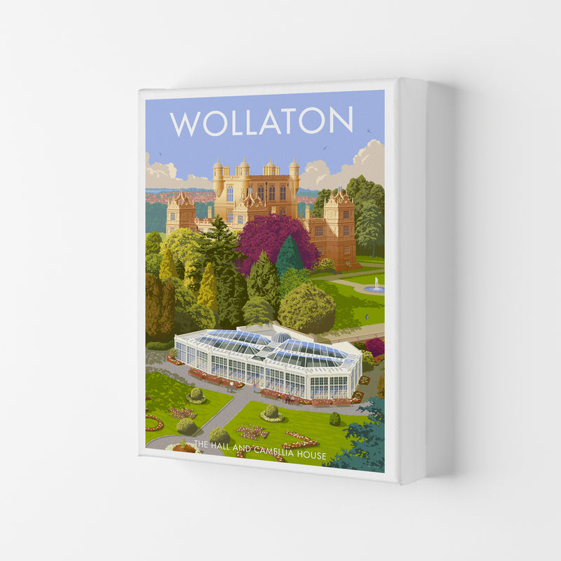 Nottingham Wollaton Hall Art Print by Stephen Millership Canvas