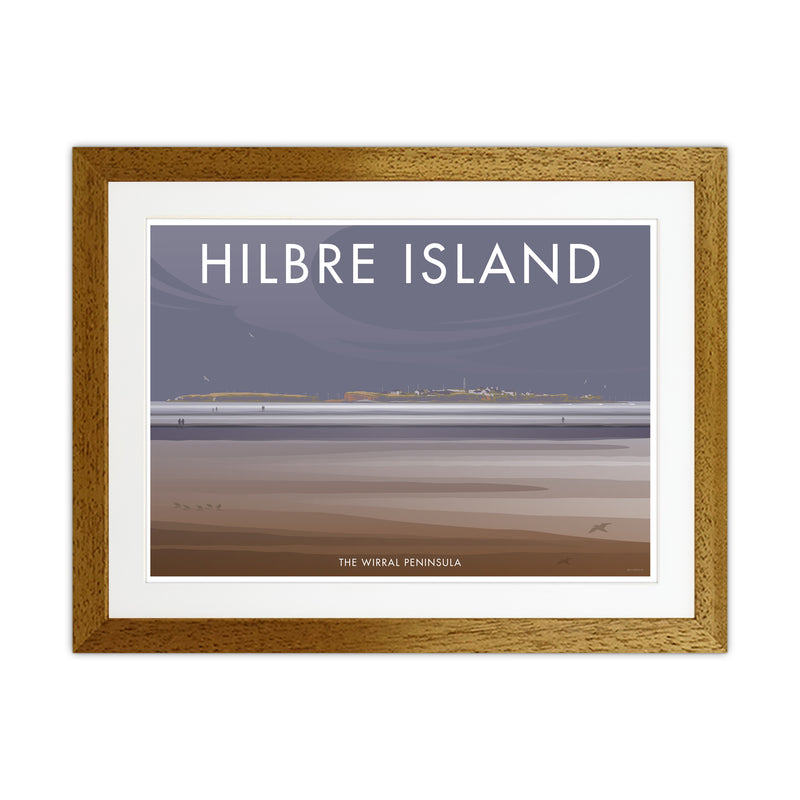Wirral Hilbre Island Art Print by Stephen Millership Oak Grain