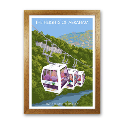 The Heights Of Abraham Art Print by Stephen Millership Oak Grain