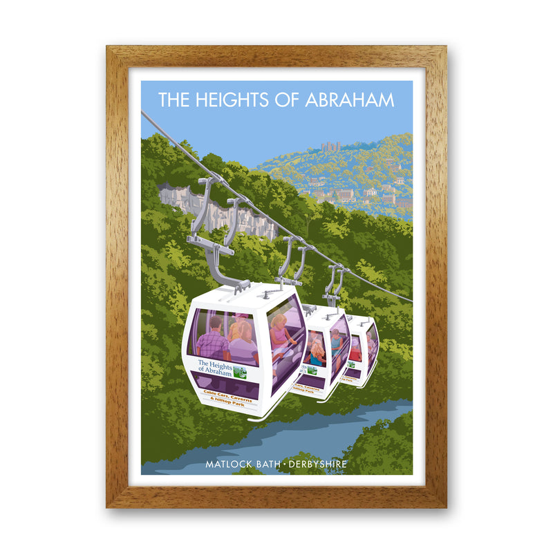 The Heights Of Abraham Art Print by Stephen Millership Oak Grain