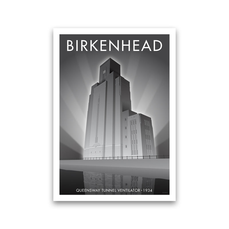 Birkenhead Queensway Tunnel Travel Art Print By Stephen Millership Print Only