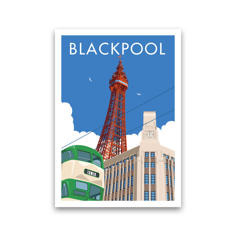 Blackpool by Stephen Millership Print Only
