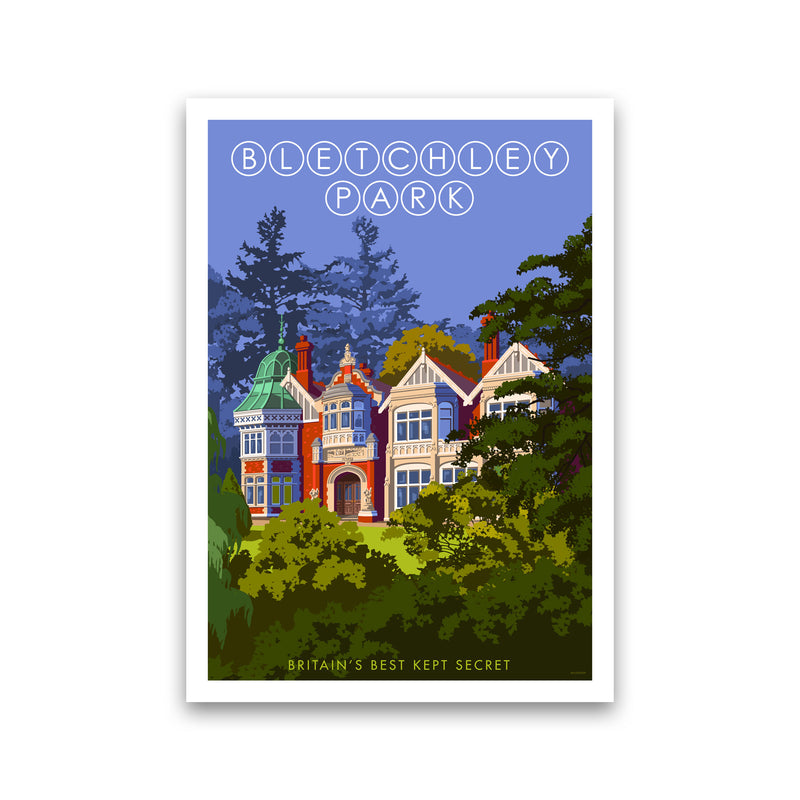 Bletchley Park Art Print by Stephen Millership Print Only
