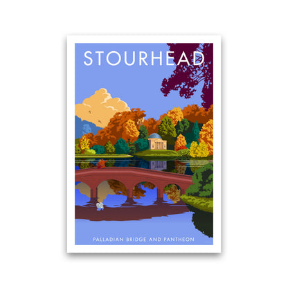 Stourhead Framed Digital Art Print by Stephen Millership Print Only