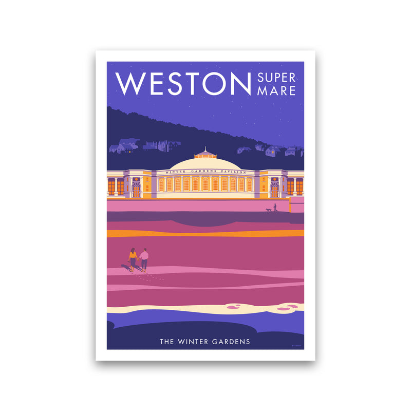 Weston-super-mare Art Print by Stephen Millership Print Only
