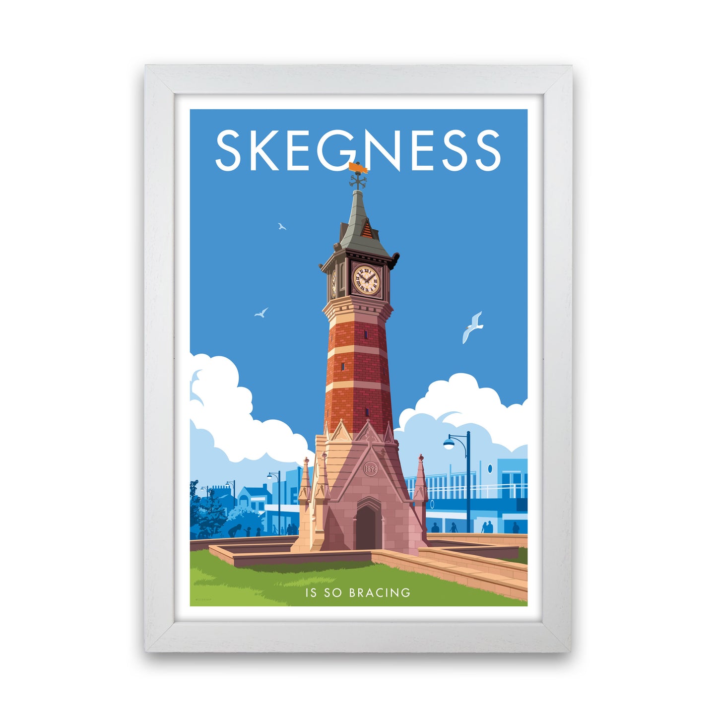 Skegness by Stephen Millership White Grain