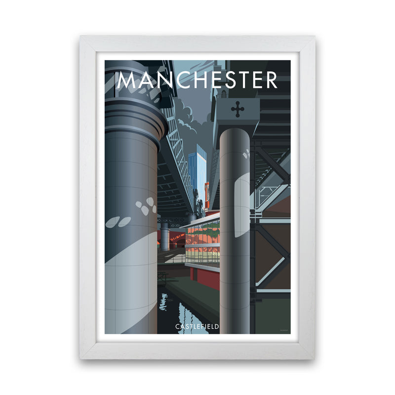 Manchester by Stephen Millership White Grain