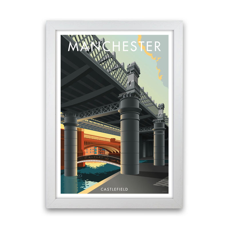 Manchester by Stephen Millership White Grain