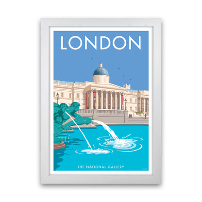 London National Gallery Art Print by Stephen Millership White Grain