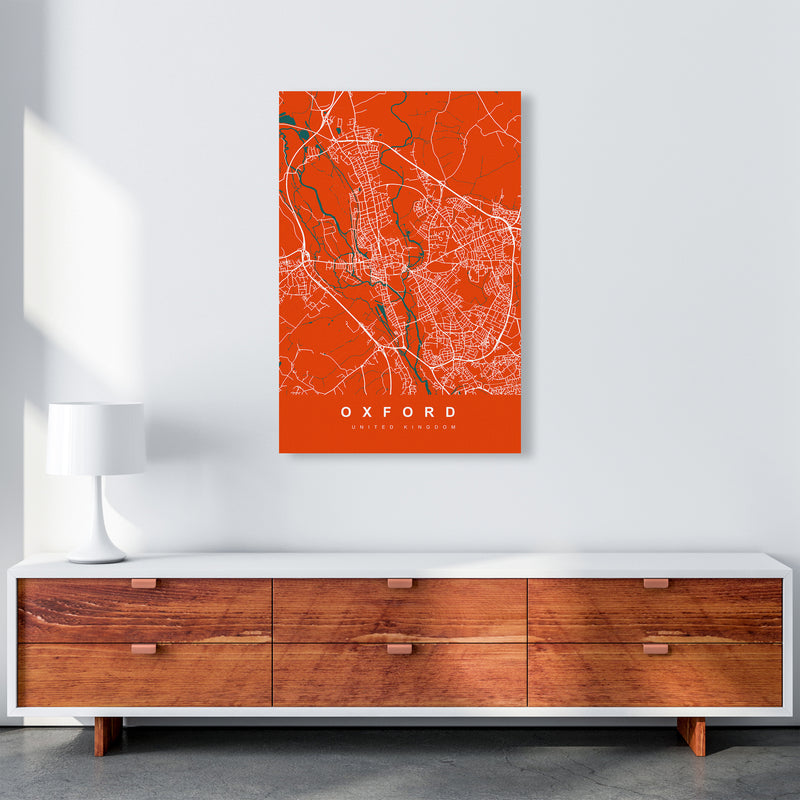 Oxford I Art Print by UrbanMaps A1 Canvas