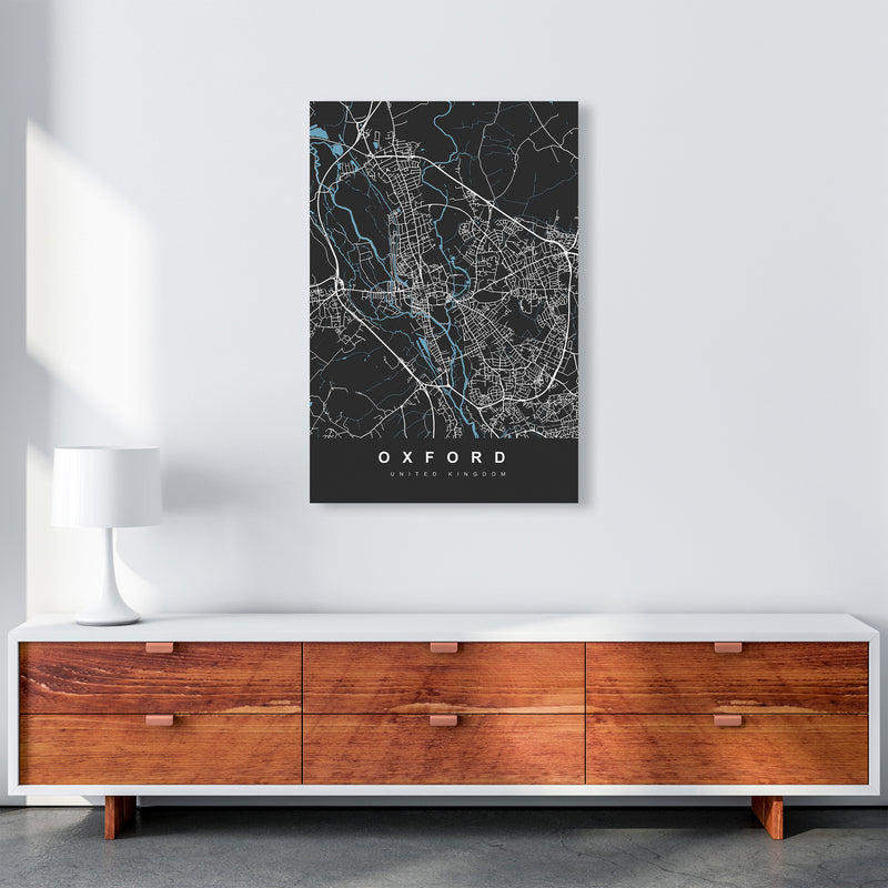 Oxford IV Art Print by UrbanMaps A1 Canvas