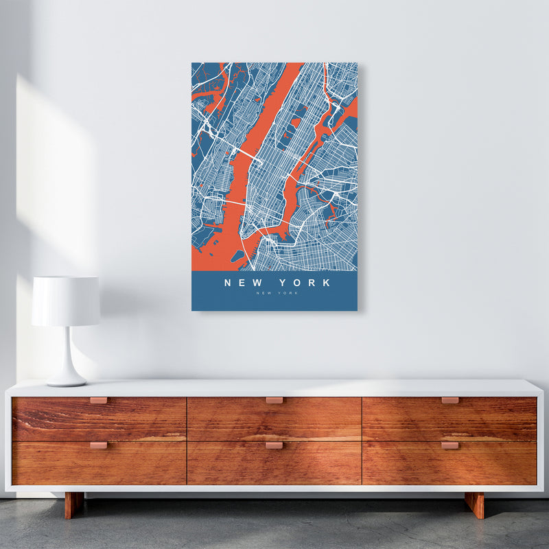New York I Art Print by UrbanMaps A1 Canvas