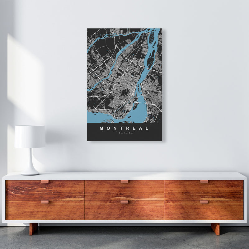 Montreal Art Print by UrbanMaps A1 Canvas