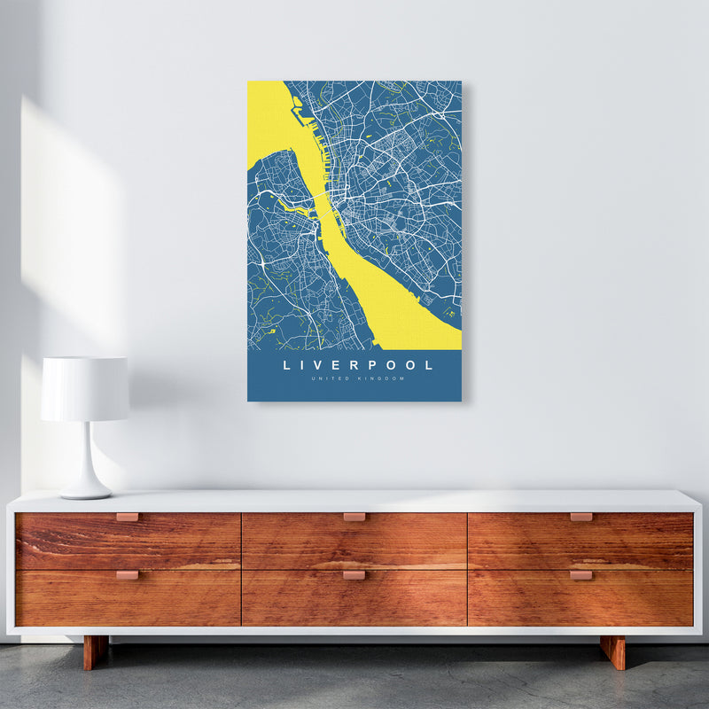 Liverpool I Art Print by UrbanMaps A1 Canvas