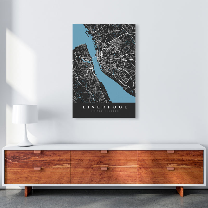 Liverpool II Art Print by UrbanMaps A1 Canvas