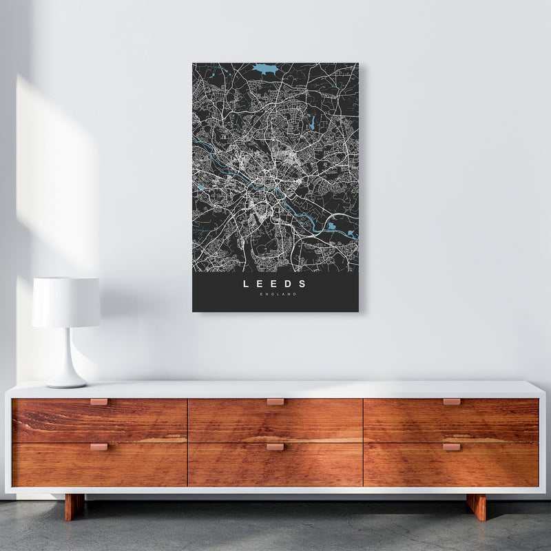 Leeds III Art Print by UrbanMaps A1 Canvas