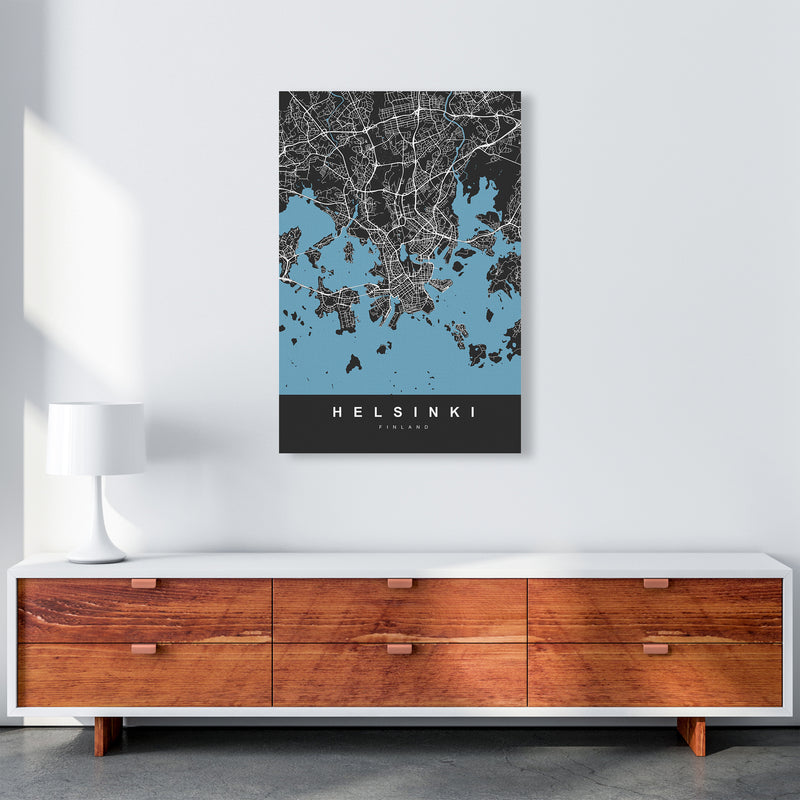 Helsinki Art Print by UrbanMaps A1 Canvas